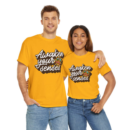 Awaken your senses Unisex Heavy Cotton Tee