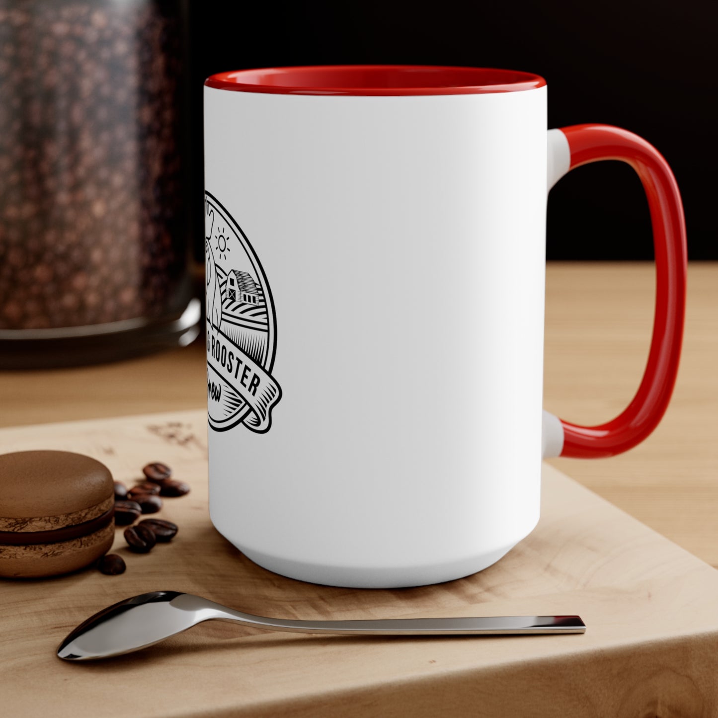Morning Rooster Accent Mugs