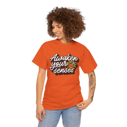Awaken your senses Unisex Heavy Cotton Tee