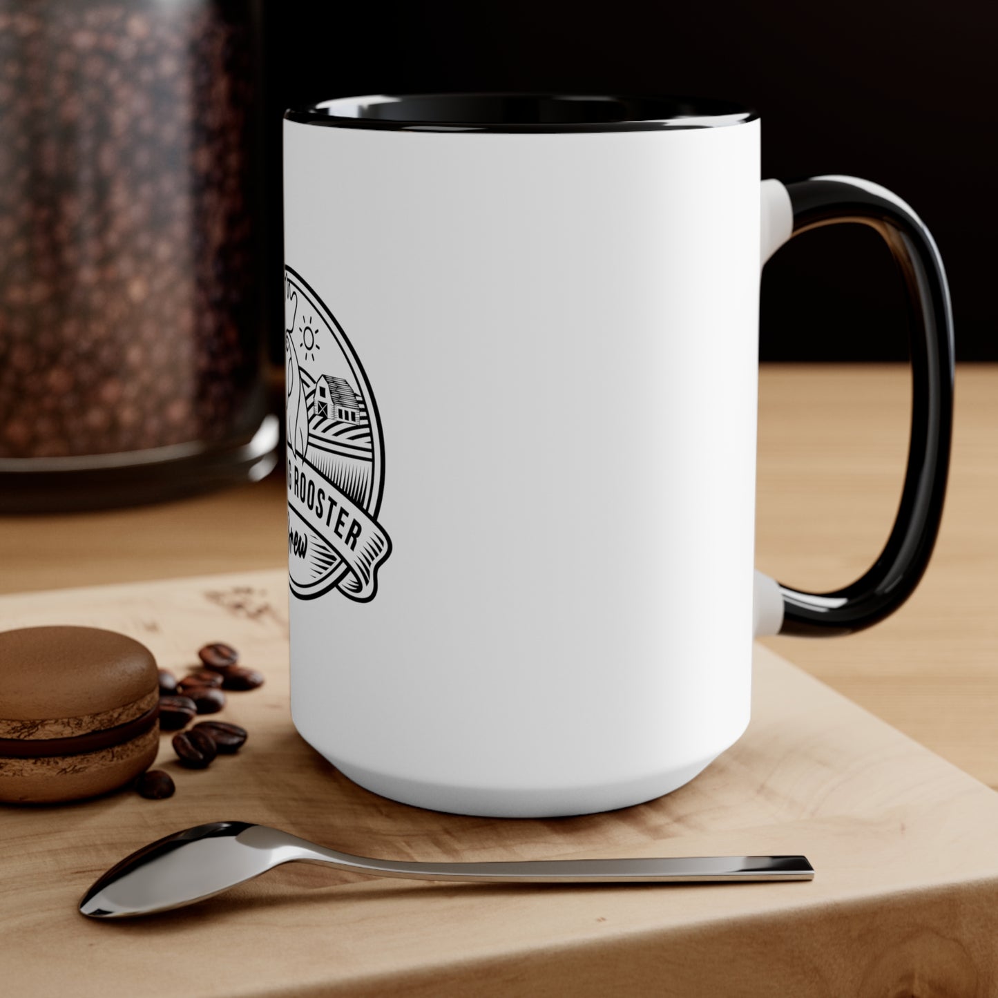 Morning Rooster Accent Mugs