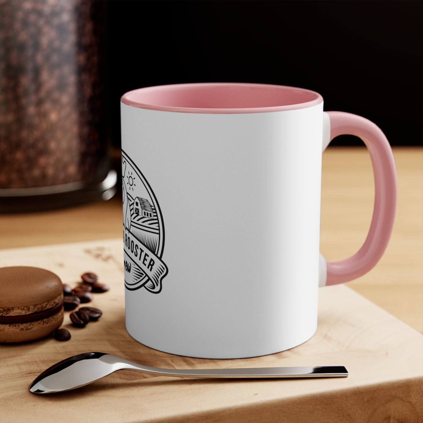 Morning Rooster Accent Mugs