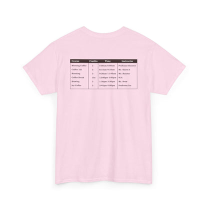 University Class Schedule Unisex Heavy Cotton Tee