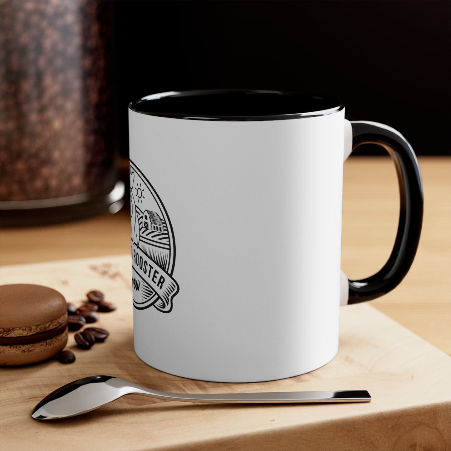 Morning Rooster Accent Mugs