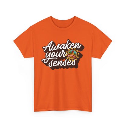 Awaken your senses Unisex Heavy Cotton Tee