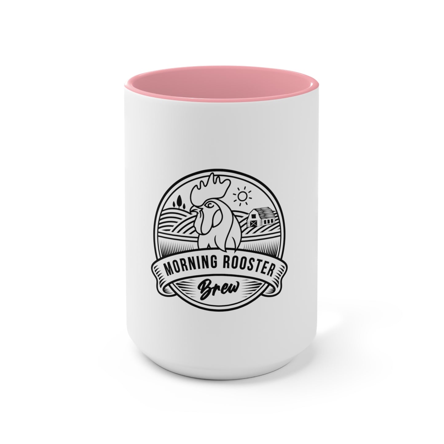Morning Rooster Accent Mugs
