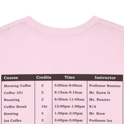 University Class Schedule Unisex Heavy Cotton Tee