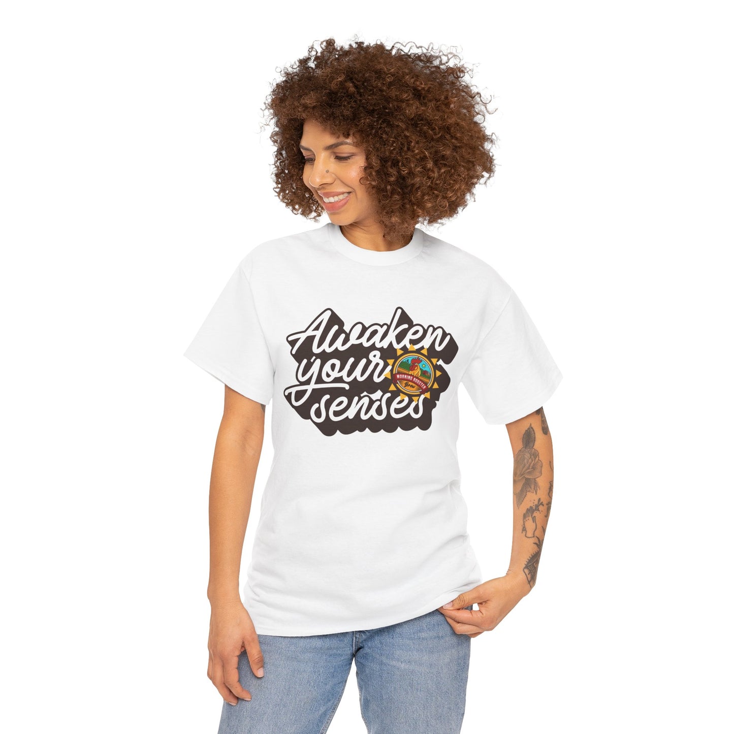 Awaken your senses Unisex Heavy Cotton Tee