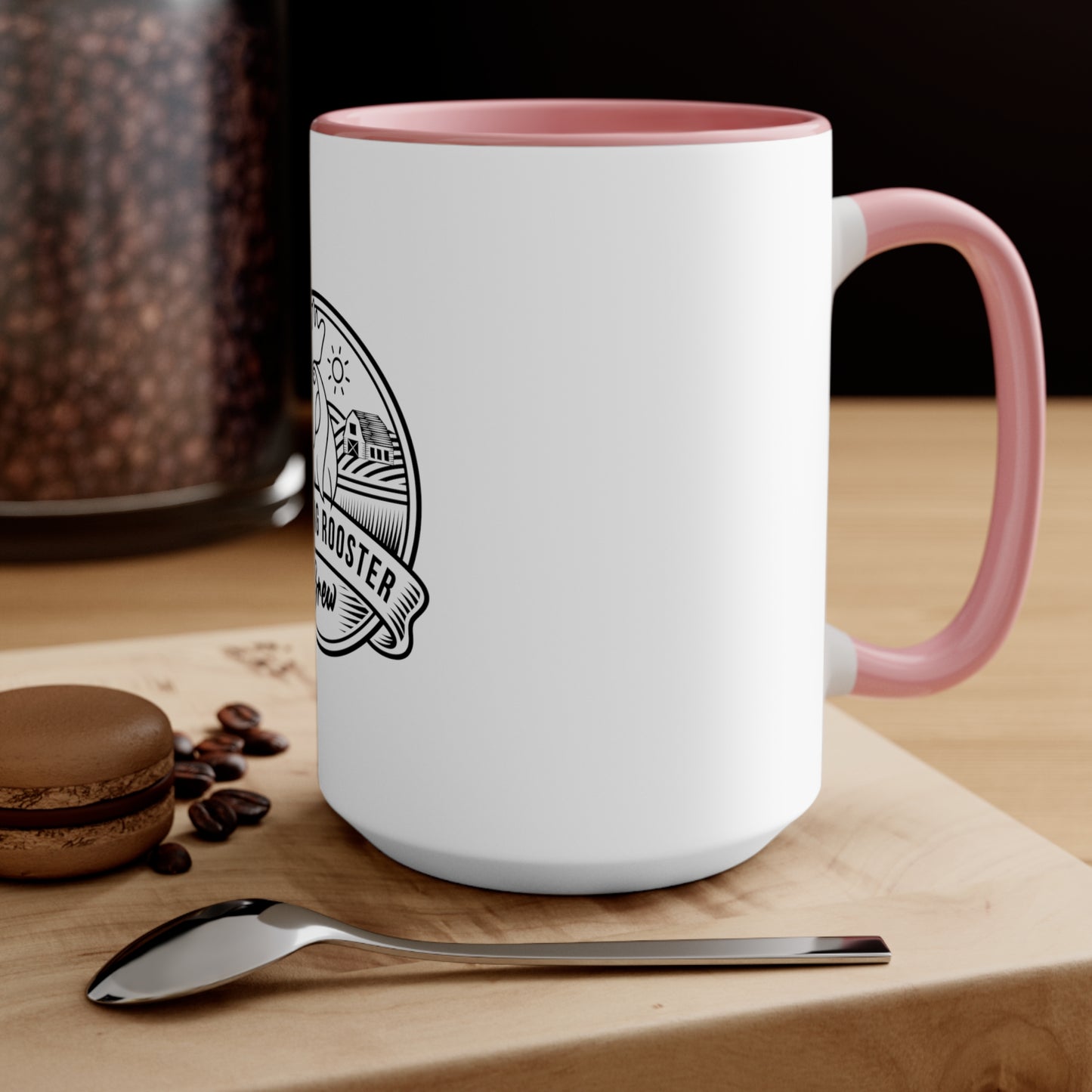 Morning Rooster Accent Mugs