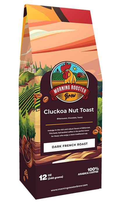 Cluckoa Nut Toast -  Rich, Chocolatey & Toasted Perfection