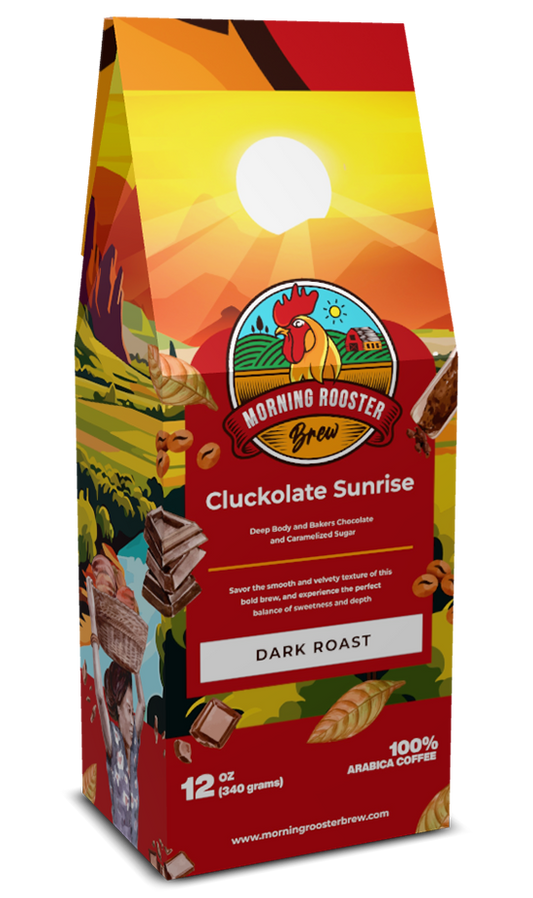 Cluckolate Sunrise - A Bold Chocolate & Caramel Indulgence