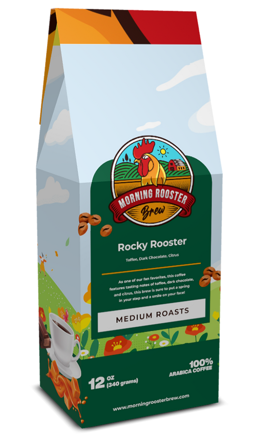 Rocky Rooster - Bold Toffee, Dark Chocolate & Citrus Zest