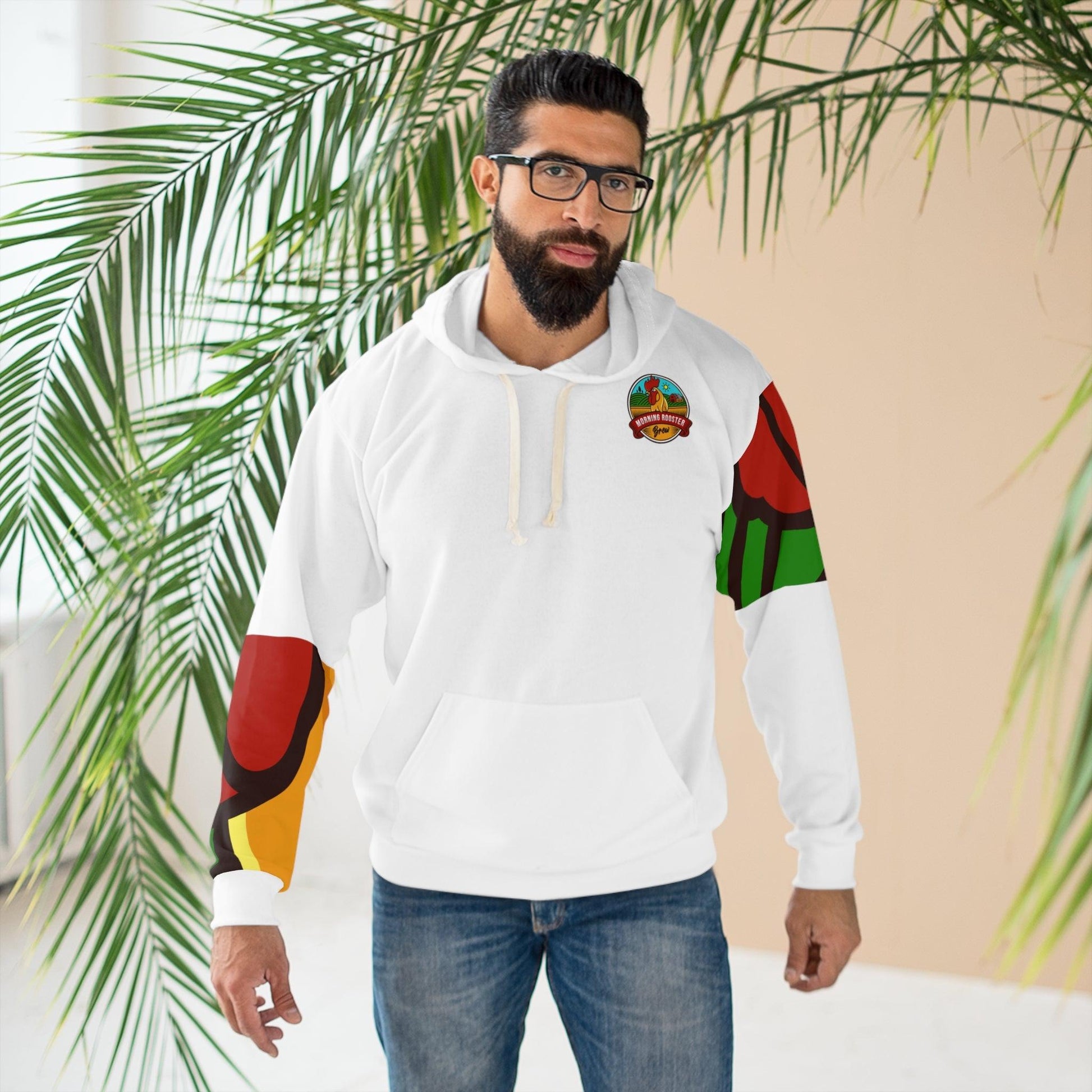 Awaken your senses Unisex Pullover Hoodie - Morning Rooster Brew™