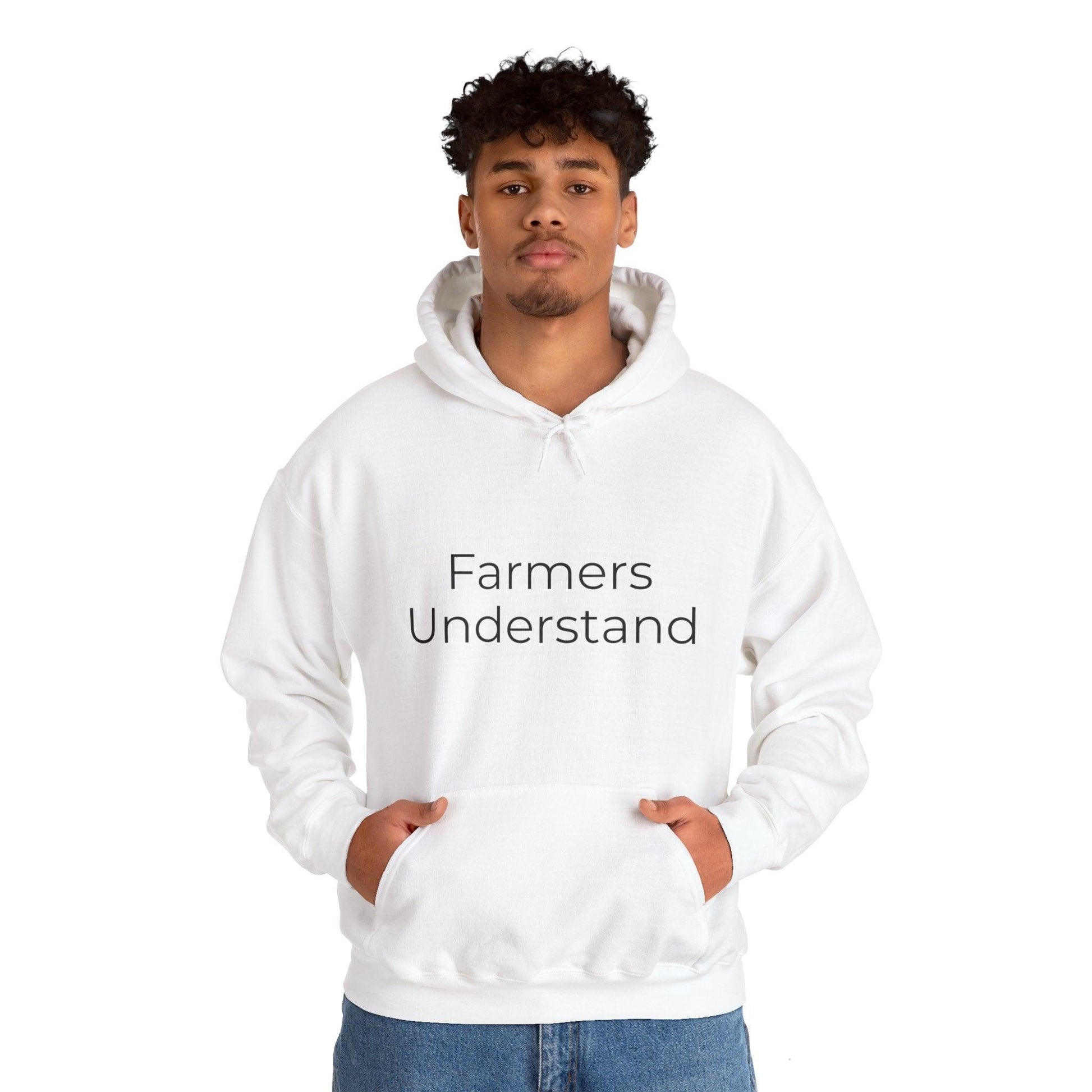 Farmers Understand Unisex Heavy Blend™ Hooded Sweatshirt - Morning Rooster Brew™