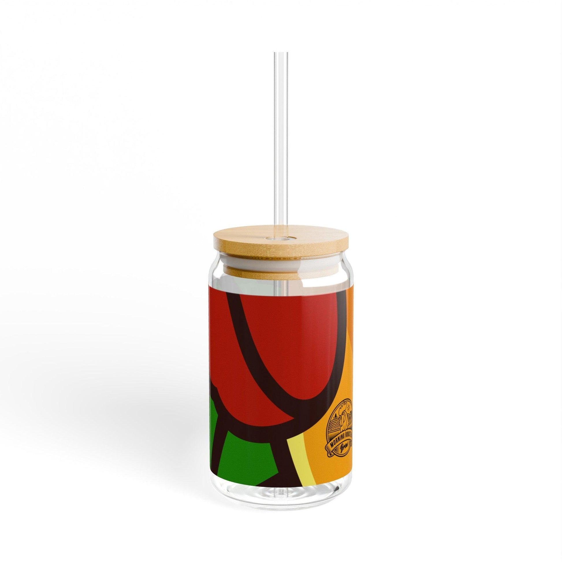 Morning Rooster Brew Sipper Glass, 16oz - Morning Rooster Brew™